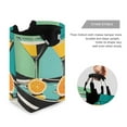 thumbnail image 3 of Yayeee Freestanding Laundry Hamper with Handle Collapsible Large Storage Basket for Clothes, Orange Glasses, 3 of 7