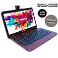 thumbnail image 2 of LINSAY 10.1" 1280x800 IPS 2GB RAM 32GB Storage Android 12 Tablet with keyboard Brown Crocodile Style, 2 of 4