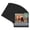 Black Suede, variant on Dark Red Suede Picture Frame Mat for 31x31 Frames - Fits 26x26 Photos - 1 Mat