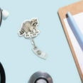 thumbnail image 3 of TiniDecor Funny Raccoon Nurse Badge Reel, “I’m Literally Just a Nurse” Retractable ID Holder, Cute Gift for RN or Medical Staff, 3 of 6