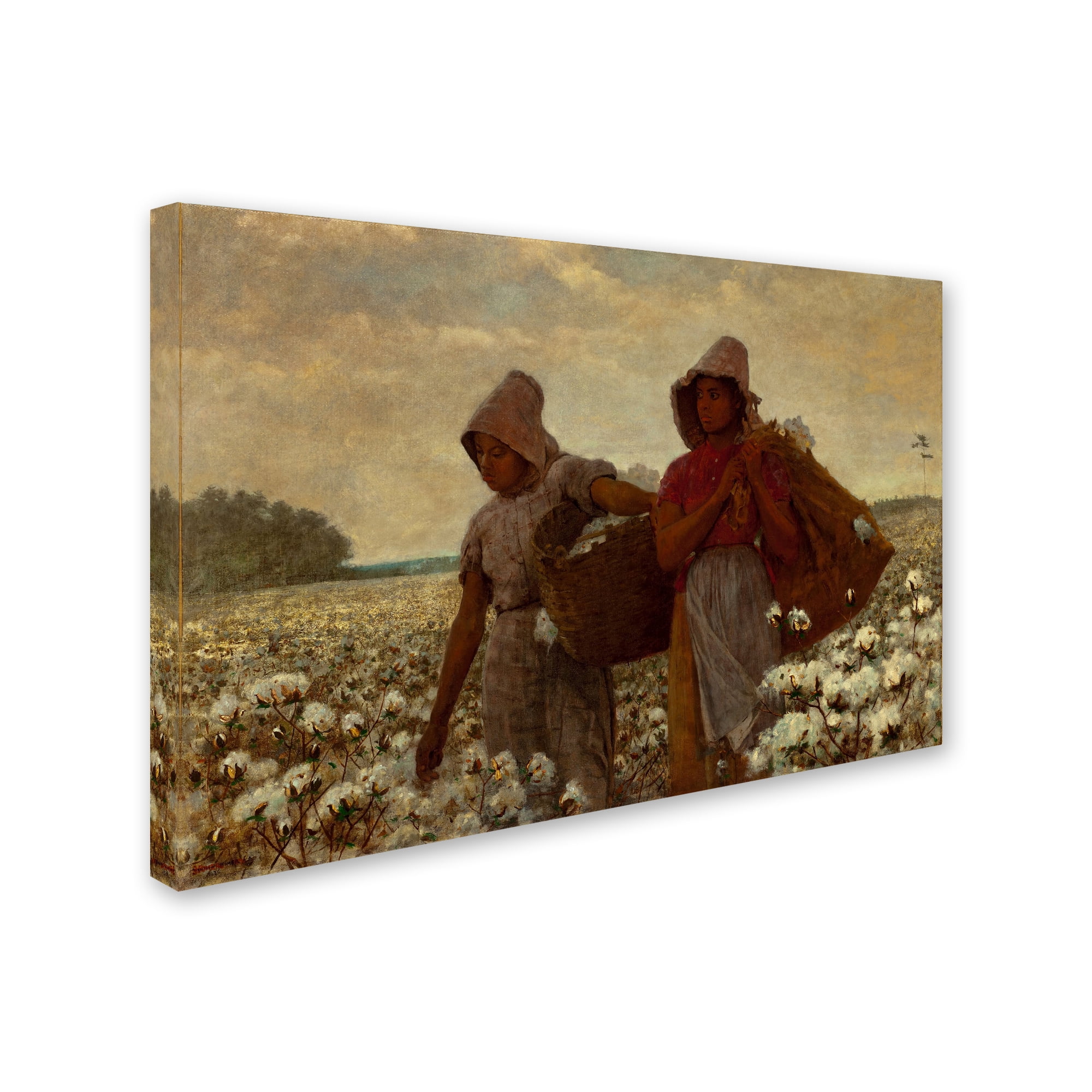 Trademark Fine Art 'The Cotton Pickers' Canvas Art by Homer