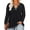 GTB3679-Black, variant on CASSIE LIZ Plus Size Tops 3X Long Sleeve Womens Shirts Fall Crew Neck Gray Tunics Fashion Loose Fit Tee Waffle Knit Winter Blouses Casual Pullovers 3XL 22W 24W
