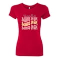 thumbnail image 2 of Wild Bobby, World's Best Bonus Mom Mother's Day Womens Slim Fit Junior Tee, Red, XX-Large, 2 of 6