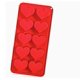 thumbnail image 1 of 1 pieza de molde for bandeja de hielo de silicona en forma de corazón, película for cubitos de hielo con 10 películas for bandeja de hielo en forma de corazón con silicona suave de fácil liberación, 1 of 2