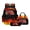 Cartoon Fire Engine, variant on Xoenoiee Cartoon Fire Engine Print Backpack for Boys Kids Backpack with Lunch Box and Cute Pencil Case 3PCS Set Bookbag with Front Pocket, 17 inch Large School Bag for Elementary Preschool