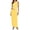 Yellow, variant on Women’S One Shoulder Sleeveless Ruched Maxi Dress, Waist Cut Out Bodycon Floor Length Summer Evening Dress, Soft Stretchy Polyester Fabric, 1pc, Sizes XXS To XXXXXL