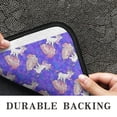 thumbnail image 6 of Purple Cartoon Unicorn Cloud Pattern Door Rugs,Washable Non Slip Door Mats Indoor,Decorative Door Mats,Entry Mat Indoor for Entrance,Bedroom,Kitchen,Bathroom,30"x17", 6 of 6