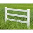 thumbnail image 2 of Traditional Outdoor White Vinyl Ranch Garden Gate Fence Border Edging Animal Barrier, 2 of 10