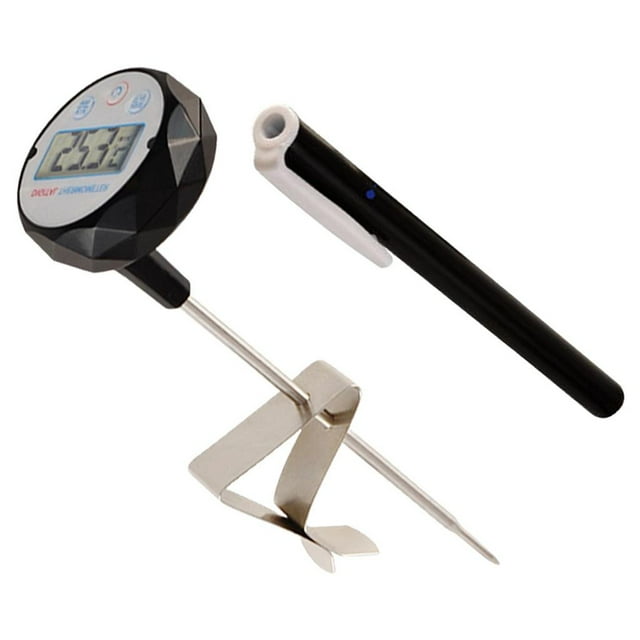Termómetro de cocina electrónica, sonda de material acero inoxidable de lectura instantánea, medidor digital de temps para al , herramienta