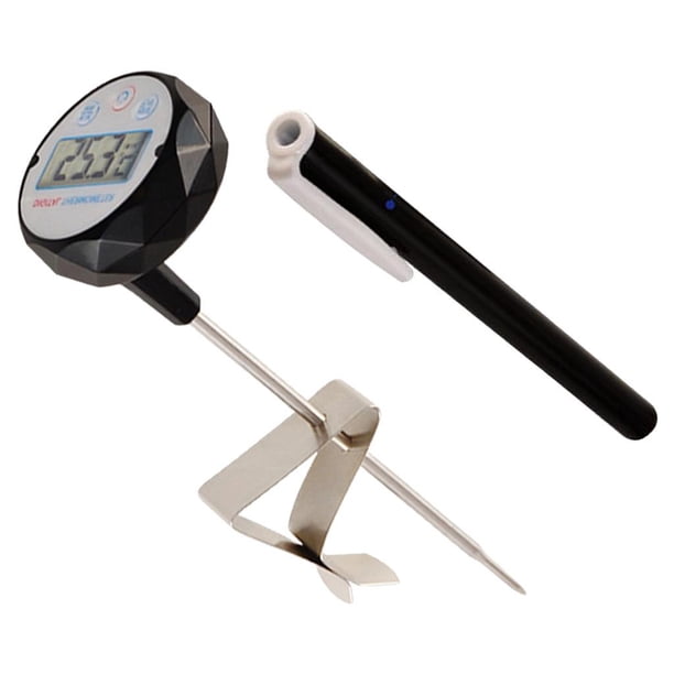 Termómetro de cocina electrónico Lectura instantánea Sonda de material acero inoxidable Medidor de temperatura digital para libre Herramienta