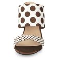 thumbnail image 2 of BLISSFUL STEP Women's Printed Stiletto Heels Slides Sandals, 2 of 6