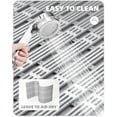 thumbnail image 5 of Shower Mat 16"x27", Extra Long Bathtub Mat Non Slip with Suction Cups, Bath Matts for Shower Floor/Inside Shower, Quick Dry, Easy Clean, 5 of 6