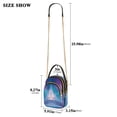thumbnail image 3 of Women's Crossbody Handbag Shoulder Handbag 5.91x3.15x8.27 Inch Bank Card Bag Cash Bag Key Bag Frozen Palace Ice Snow, 3 of 7