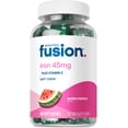 thumbnail image 1 of Bariatric Fusion Iron 45mg Vitamin C 60soft Chews Watermelon, 1 of 4