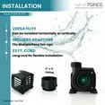 thumbnail image 7 of Aqua Pulse 10,000 GPH (1.25 HP) Submersible Energy Efficient Pond Pump with 33 ft Cord, 7 of 7
