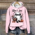 thumbnail image 2 of WEAIXIMIUNG Sweat-Shirt pour Femmes Zip Décontracté Imprimé Col Rond à Capuche, 2 of 3