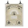 thumbnail image 2 of Print: President Lincoln Acrostical Star, 2 of 4