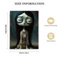 thumbnail image 2 of Nawypu Duck Poster Funny Famous Painting Lisa Spoof Poster Print Modern Canvas Painting Wall Art Picture Living Room Home Decor (Framed), 2 of 5