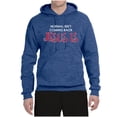 thumbnail image 3 of Normal Isnâ€™t Coming Back Jesus Is Inspirational/Christian Unisex Graphic Hoodie Sweatshirt, Vintage Heather Blue, X-Large, 3 of 5