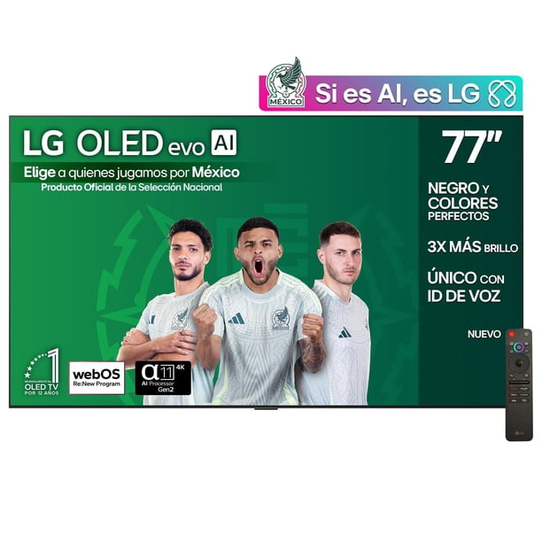 LG Pantalla 77 Pulgadas OLED EVO AI G5 4K Smart TV webOS 2025 OLED77G5PSA|Sistema Operativo webOS |