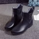 thumbnail image 1 of Botas de lluvia elegantes de moda de media caña, botas de lluvia cálidas de algodón para mujer, botas de lluvia para mujer, zapatos para agua, cubrezapatos, 1 of 6