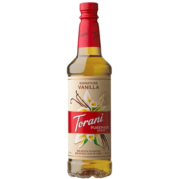Torani Signature Vanilla Puremade Syrup PET cs 4/750 ml