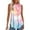 Pink19, variant on Xyxonk Tunic Tops for Women Loose Fit Dressy Plus Size Casual Flowy Square Neck Tank Tops Swing Tie Dye Print Sleeveless Summer Tops Beach Vacation Clothes Light Blue S