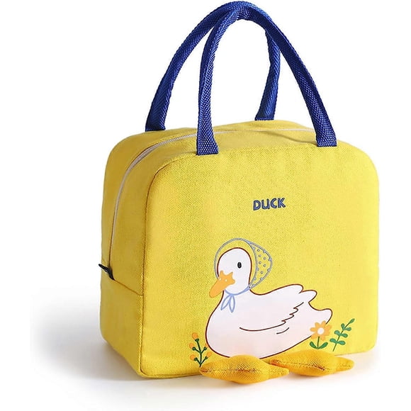 Bolsa de almuerzo con aislamiento amarillo para hombres, niños