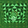 thumbnail image 1 of Ahgly Company Machine Washable Indoor Square Transitional Deep Emerald Green Area Rugs, 6' Square, 1 of 7