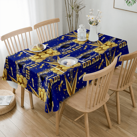 

Graduation Party Tablecloths and Grad Table Cover 2023 Decorations Supplies for Congratulate Party(#23 L-59x84 )