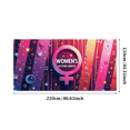 thumbnail image 2 of Floral Women's History Month Banner Celebration Feminine Design Backdrop Perfect for Events Photography Decor Decoration Party Supplies Background, 2 of 7