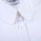 thumbnail image 4 of Bienzoe Blusa de Manga Larga Abullonada de Algodón para Niña Grande de la Escuela Uniforms Blanca M, 4 of 11