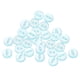 thumbnail image 1 of Uxcell 20pcs 14L Botones de Costura Redondos Azul Lago 9mm 11/32" Resina 2-Hoyos Ojo de Pez Botón de Repuesto para Manualidades, 1 of 6