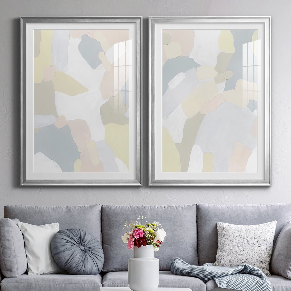 Wexford Home Sweet River I Premium Framed Print, 30.5" x 42.5" - Ready to Hang, Silver (Set of 2)