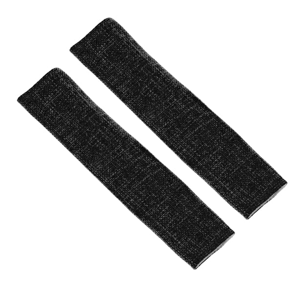 Cojín para cinturón de seguridad negro de Bargains Únicos, 24cm, almohadilla para cinturón de hombro, 2 Pcs
