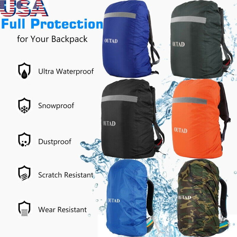 Waterproof OUTAD Rain Resistant Cover Durable Camping Backpack Rucksack Bag US