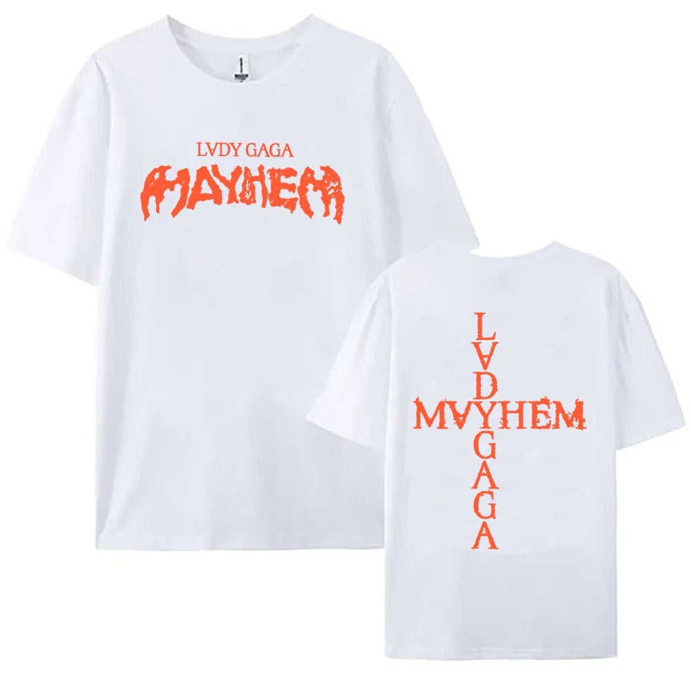 Lady Gaga Mayhem Album 2025 Tshirts New Fashion Singer Printing T