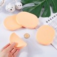 thumbnail image 3 of 4pc PVA Sponge Makeup Powder Puff Oval PeachPuff 10.3~11x8~8.5x1.3cm, 3 of 5