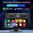 thumbnail image 2 of 10.26" Wireless Carplay Bluetooth Radio FM Car MP5 Player AHD Recorder Camera, 2 of 14