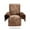 Coffee, variant on Plush Recliner Chair Cover, 21x75 Inch Stretch Sofa Protector with Non-Slip Straps, Velvet Soft Furniture Cover for Living Room & Family Use - Machine Washable