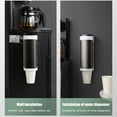 thumbnail image 3 of Distributeur de Gobelet Refroidisseur d'Eau Porte-Gobelet Mural Distributeur de Gobelet pour Maison Bureau, 3 of 10