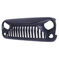 thumbnail image 4 of O'Force Car Front Bumper Grille Compatible with 2006-2008 Jeep Wrangler JK Grill, ABS Plastic Coating with Rivet QH-CH-001 Black, 4 of 7