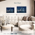 thumbnail image 4 of Elephant Stock Bright Downtown Chicago Wall Art - Horizontal Canvas Wall Art - Living Room Wall Decor - City Canvas - Blue And Beige Decor - 36" x 24", 4 of 8