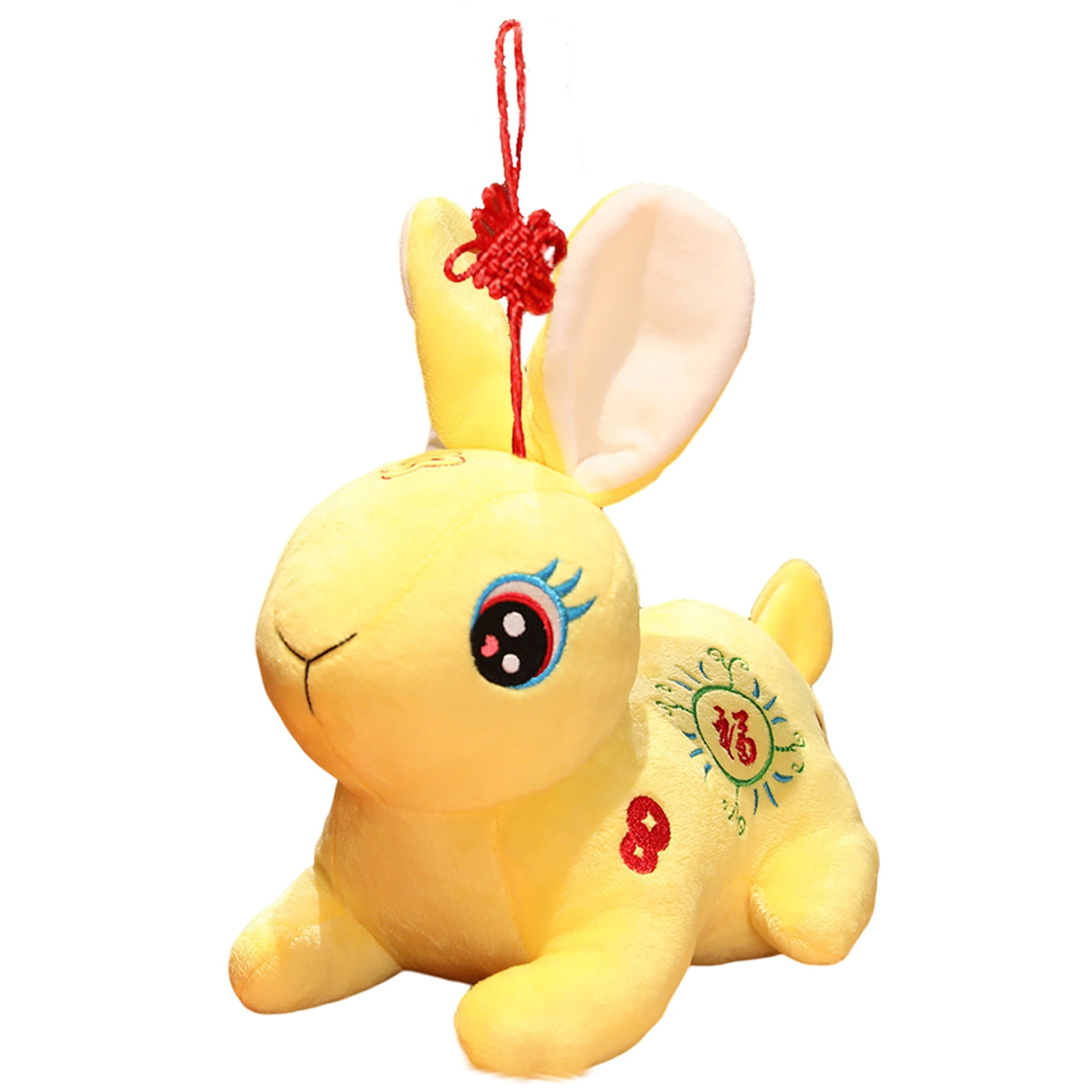 Boc Rabbit Plush Toy Festive Cartoon Realistic Animal Shape Comfortable