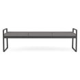 thumbnail image 4 of Gansett Reception Waiting Room 3-Seat Bench / Charcoal Steel / Light Gray, 4 of 5