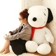 thumbnail image 3 of Peluche de Snoopy para niños, muñeco de peluche de tamaño Queen, 65CM, cachorro, perro, Kawaii, decoración de habitación, cojín de ventana, sofá, almohada, regalo de Navidad, 3 of 4