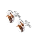 thumbnail image 2 of Rabbit Elegant Stainless Steel Men's Cufflinks for Business Attire, Weddings, and Special Occasions, 2 of 6