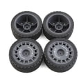 thumbnail image 3 of 4* 67mm Outer Diameter RC Car Tire 12mm Hex RC Car Tires on Road Tyre Wheel Kit for 1/10 RC Car, 3 of 4
