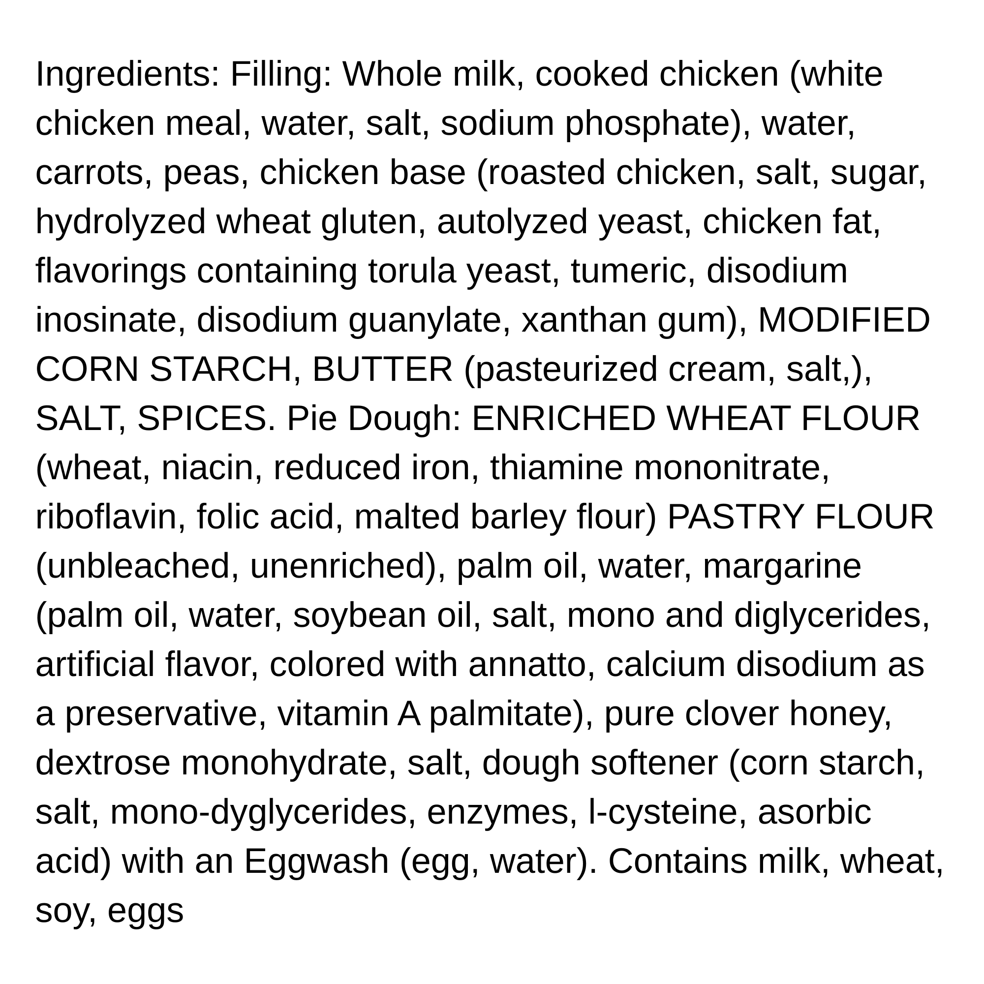 Today Gourmet Chicken Pot Pies (6-9.5oz Pot Pies)