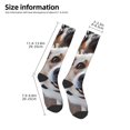 thumbnail image 3 of Bingfone Compression Socks for Women and Men Long Socks for Running Athletic Cycling Nurse-Realistic Cute Puppy, 3 of 8